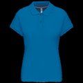 Polo manga corta mujer algodón Tropical Blue S