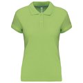 Polo manga corta mujer algodón Verde 3XL