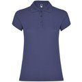 Polo Manga Corta Mujer Colores AZUL DENIM S