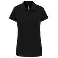 Polo manga corta mujer Negro XL