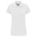 Polo manga corta mujer White L