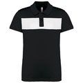 Polo de manga corta para niños Negro 10/12 ans