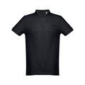 Polo Manga Corta Unisex Algodón Negro L