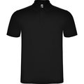 Polo de manga corta Unisex Negro 2XL