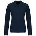 Polo de manga larga entallado mujer Navy XL