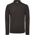 Polo manga larga hombre algodón Black XS