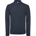 Polo manga larga hombre algodón Navy XL