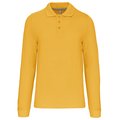 Polo manga larga hombre algodón piqué Yellow M