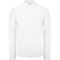 Polo manga larga hombre algodón White M