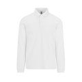 Polo manga larga hombre atemporal White 3XL