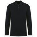 Polo manga larga hombre Black L