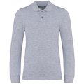 Polo manga larga infantil algodón Gris 8/10 ans