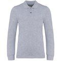 Polo manga larga infantil algodón Oxford Grey 4/6 ans