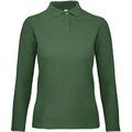 Polo manga larga mujer punto piqué Bottle Green 3XL