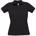 Polo mujer 100% algodón Black L