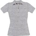 Polo mujer 100% algodón Heather Grey M