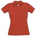 Polo mujer 100% algodón Rojo M