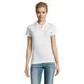 Polo Mujer Algodón 180g Blanco XL