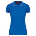 Polo mujer algodón con 5 botones Azul S