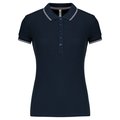 Polo mujer algodón con 5 botones Azul XL