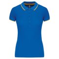 Polo mujer algodón con 5 botones Azul XS