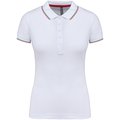 Polo mujer algodón con 5 botones Blanco L