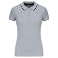 Polo mujer algodón con 5 botones Gris XS