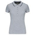 Polo mujer algodón con 5 botones Oxford Grey / Navy / White XXL