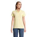 Polo Mujer Algodón Orgánico Amarillo Claro XL