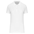 Polo de mujer de algodón orgánico Blanco XXL