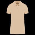 Polo de mujer de algodón orgánico Light Sand 3XL