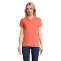 Polo Mujer Algodón Orgánico Naranja L