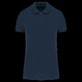 Polo de mujer de algodón orgánico Navy S