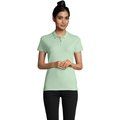 Polo Mujer Algodón Orgánico Verde Claro XXL