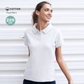 Polo Mujer Blanco Algodón