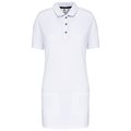 Polo largo mujer Blanco XL