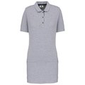 Polo largo mujer Gris M