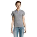 Polo Mujer Manga Corta 200g Gris M