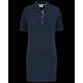 Polo largo mujer Navy / Oxford Grey XL