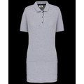 Polo largo mujer Oxford Grey / Navy M