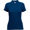 Polo mujer piqué Azul XS