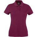 Polo mujer piqué Burgundy XL