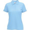 Polo mujer piqué Sky Blue L