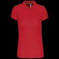 Polo de mujer secado rápido Sporty Red L