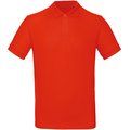 Polo Orgánico Hombre Fire Red L