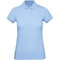 Polo Orgánico Mujer Sky Blue S