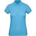 Polo Orgánico Mujer Very Turquoise S