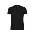 Polo Piqué Adulto 180g/m2 Negro L