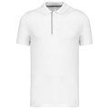 Polo pique deportivo transpirable White / Silver 3XL