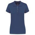 Polo piqué de manga corta de mujer Deep Blue S